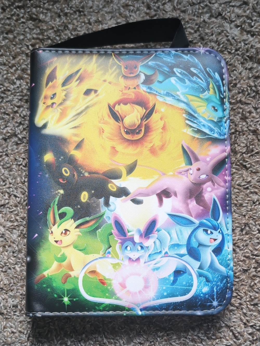 Eeveelution Zippered Pokemon Card Binder